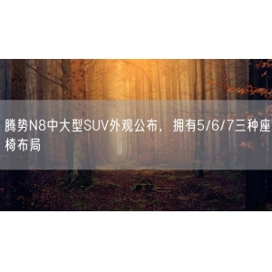 腾势N8中大型SUV外观公布，拥有5/6/7三种座椅布局