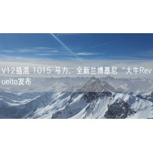 V12插混 1015 马力，全新兰博基尼“大牛Revuelto发布